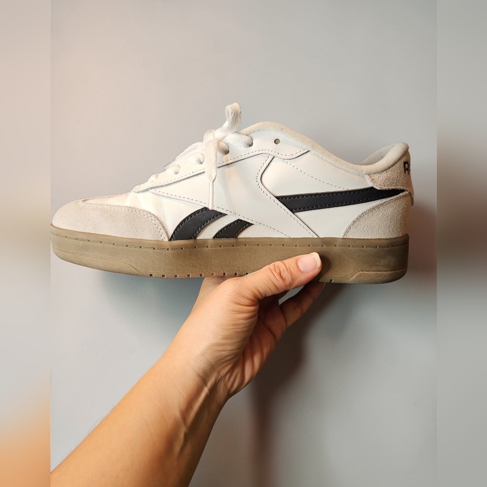 Reebok Forte Lounger Women's Sneakers White Black Gum Sole OrthoLite Size 8.5 Re - Picture 5 of 9
